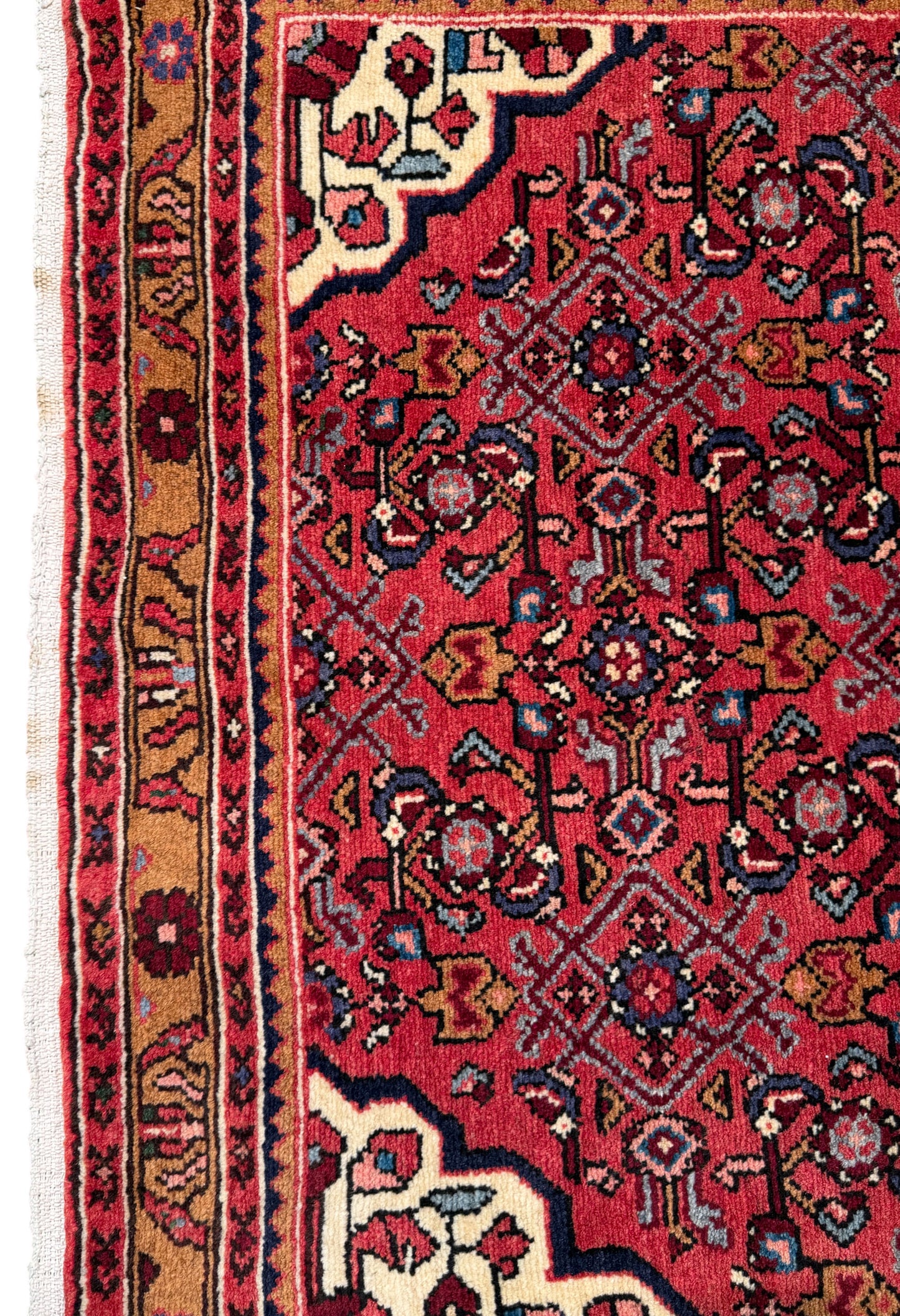 Kurdi Enjelass Runner, Persia,  400x106cm | Rug# 8016