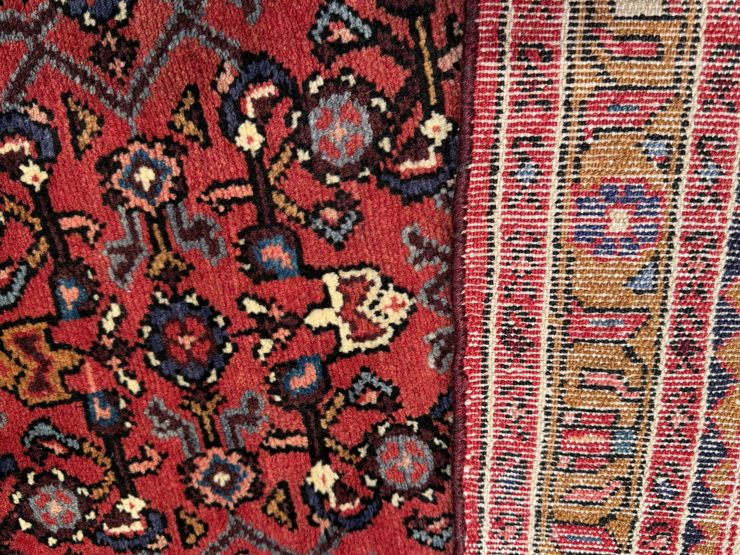 Kurdi Enjelass Runner, Persia,  400x106cm | Rug# 8016