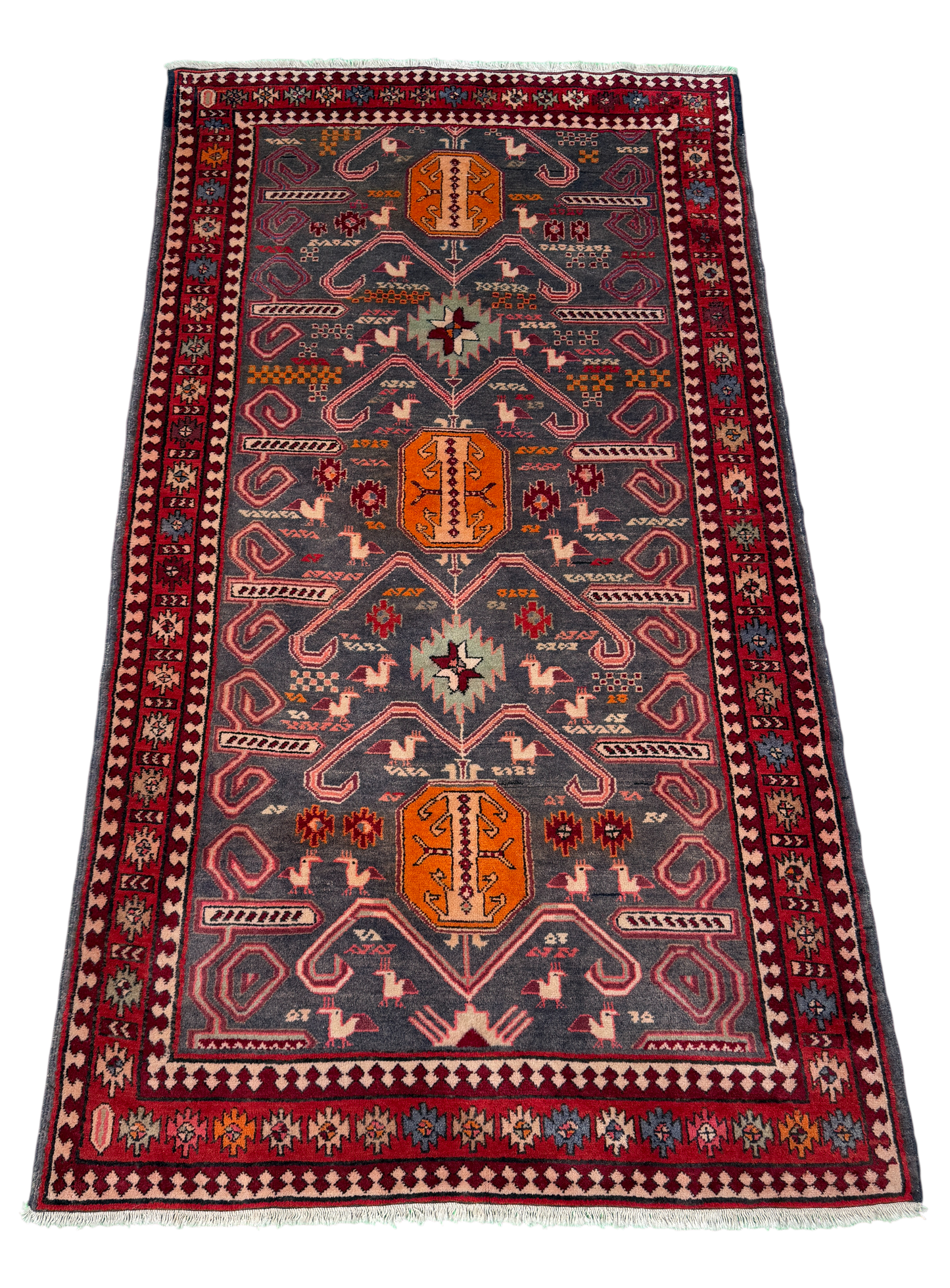 Meshkin Azerbaijan circa 19550  restored Persia 252x130cm | Rug# 8125