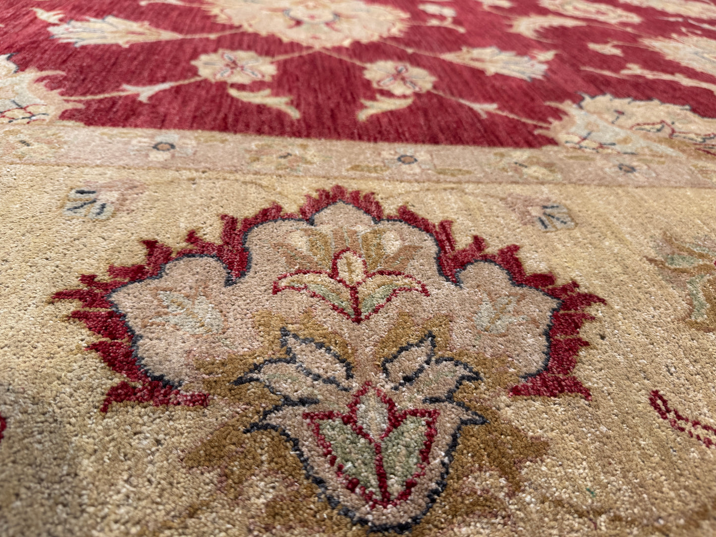 Hand knotted Agra main carpet in Ziegler Design 430x300cm | Rug# 9854