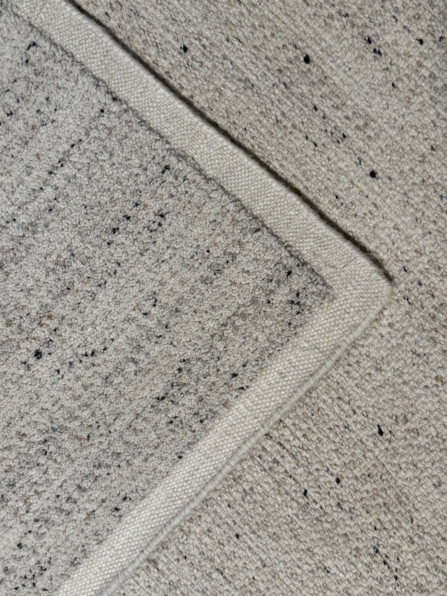 Scandinavian texture designer rug, natural wool colours 309x236 | Rug#31932