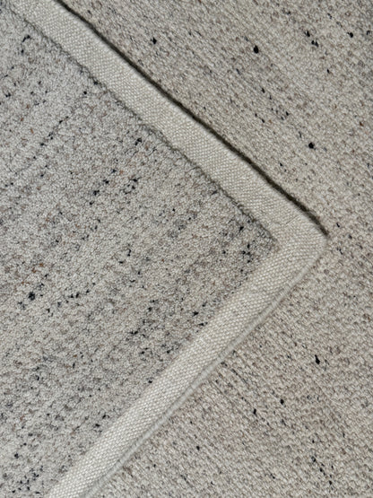 Scandinavian texture designer rug, natural wool colours 309x236 | Rug#31932