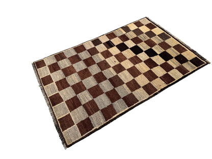 vintage nomadic Gabbeh, Persia 167x107cm | Rug# 6988