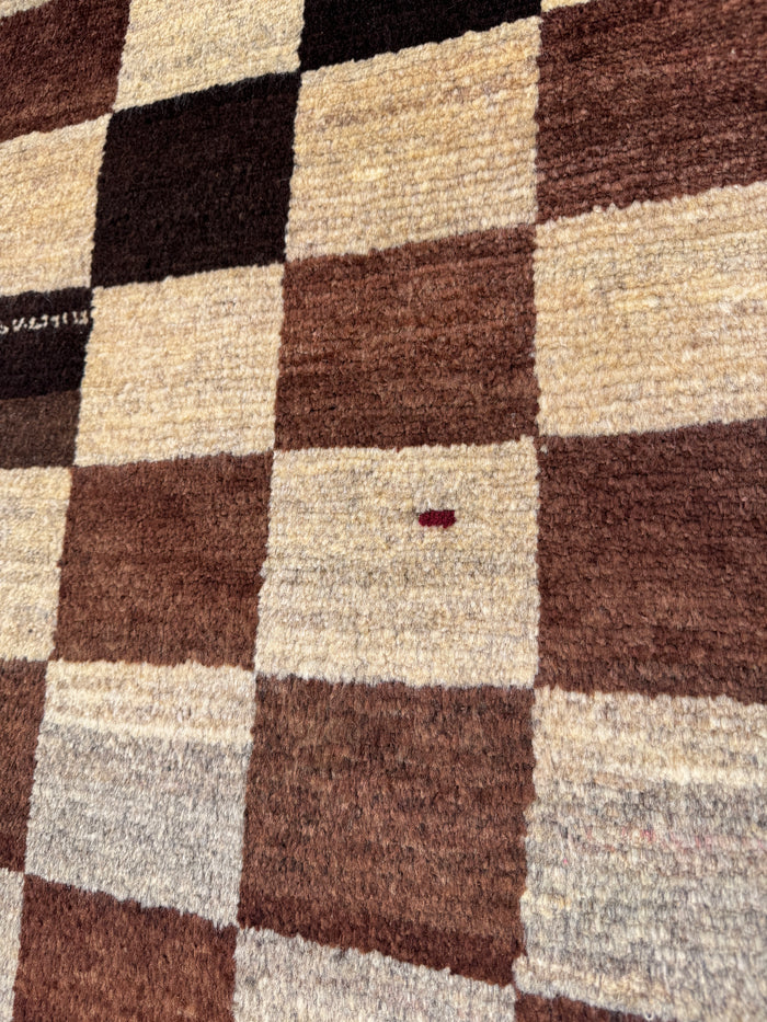 vintage nomadic Gabbeh, Persia 167x107cm | Rug# 6988