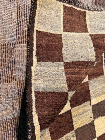 vintage nomadic Gabbeh, Persia 167x107cm | Rug# 6988