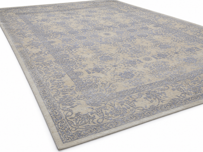 Transitional Classic Wool and Tencel Rug 365×276 cm | Rug# 32653