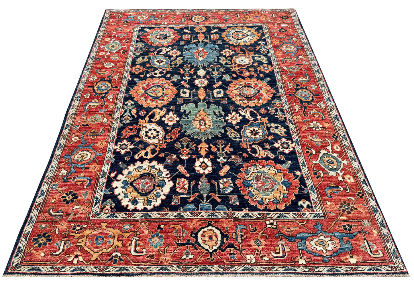 Turkmen weave Afghan , 17th century Safavid design  191x136cm | Rug# 27268