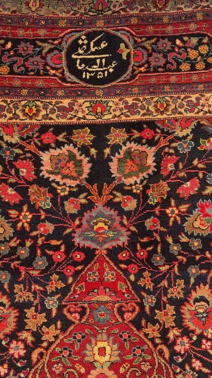 Antique Tabriz, Dated 1315 AH (1897–1898 CE) 373×273 cm | Rug# 11527