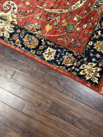 Afghan Turkmen weave, 17th-Century Kerman inspired 295x257 cm | Rug# 25492