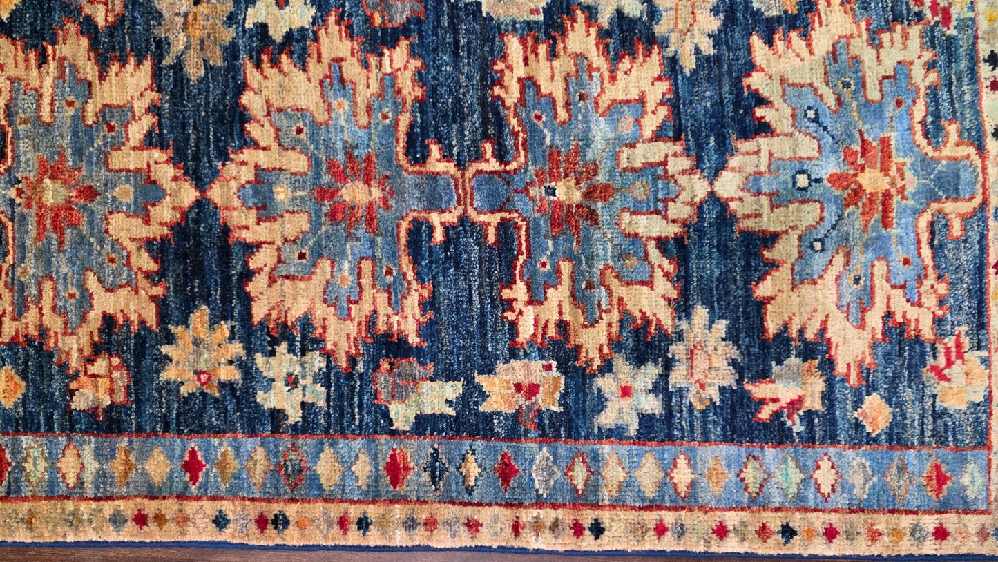 Turkmen-weave sampler rug, wool pile, HSW, Afghan 89x59cm | Rug# 27388