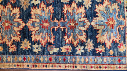 Turkmen-weave sampler rug, wool pile, HSW, Afghan 89x59cm | Rug# 27388