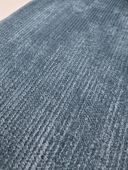 Scandinavian texture designer rug, wool and Tencel 300x250cm | Rug#30989