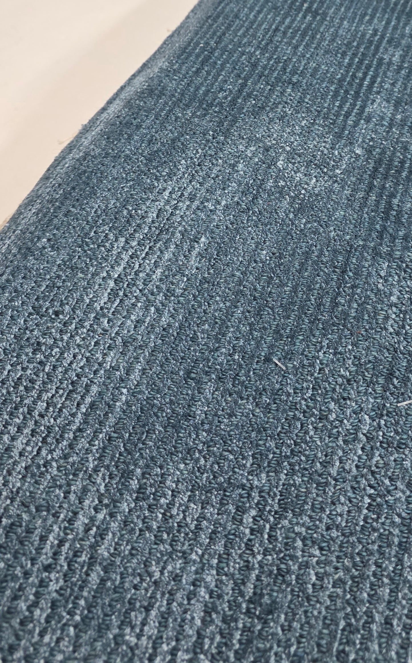 Scandinavian texture designer rug, wool and Tencel 300x250cm | Rug#30989