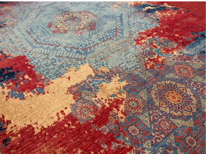 Afghan Turkmen Transitional Mamluk Rug 288x196 cm | Rug# 26285