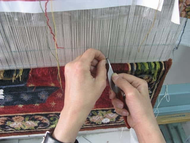 Arabzadeh Carpet weaving workshop