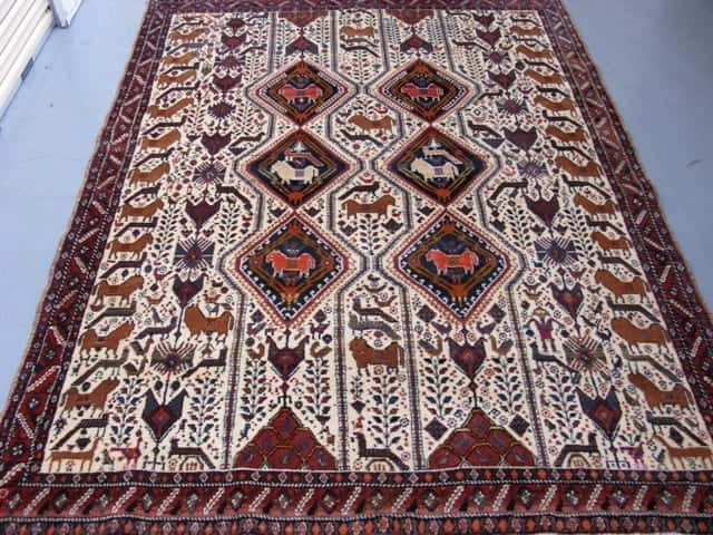 Carpets made by afshar tribe
