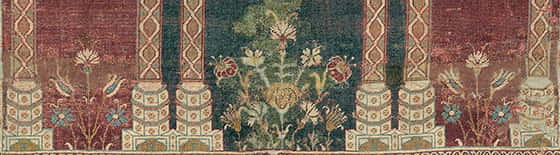 Floral style detail showing carnations and tulips