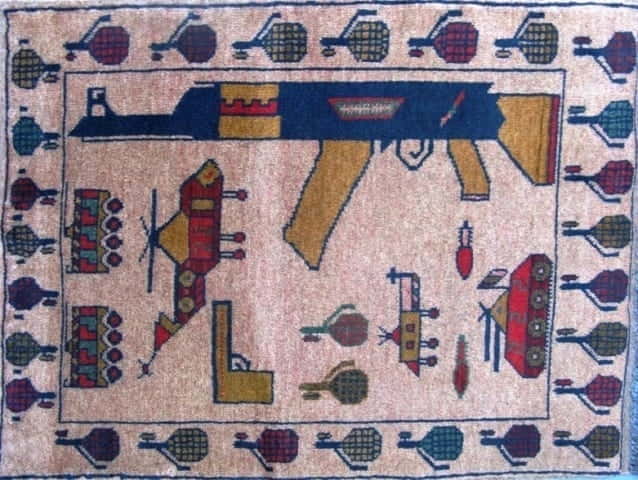 Artistic Expression Afghan Rugs​ war rugs​