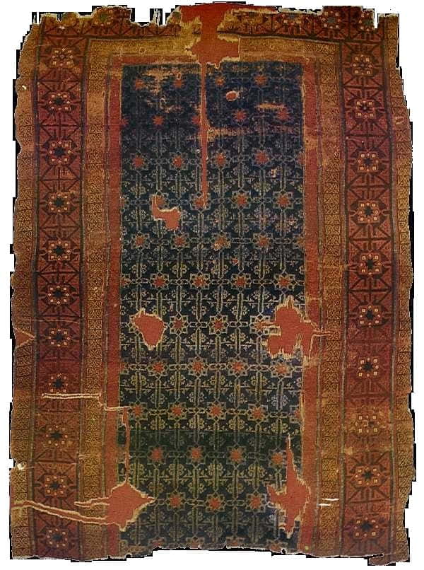 Seljuk_Carpet_Fragment_13th_Century, the history of Persian rugs