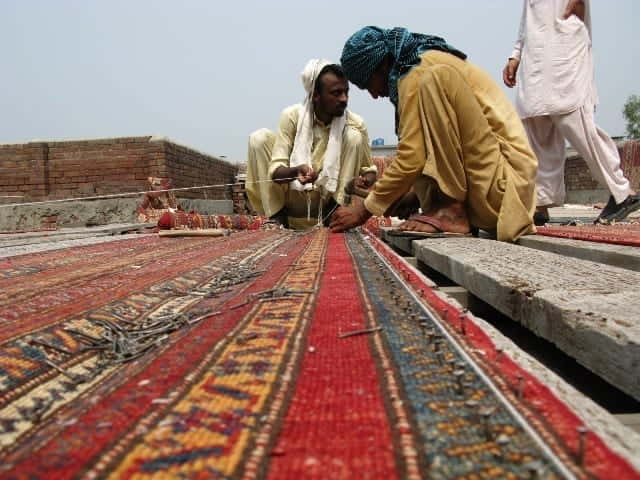 Artistic Expression Afghan Rugs​ ​by hand