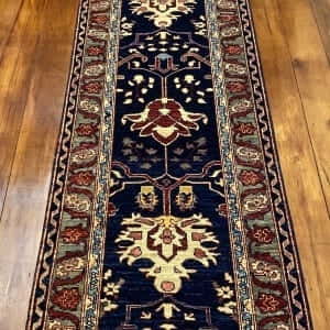 Rug# 23712, Afghan Turkaman weave Heriz design, HSW, V.D, size 280x78 cm RRP $2300, Special $900