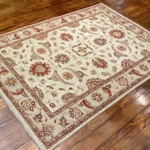 Rug# 24262, Afghan Turkaman weave, sultanabad design, HSW, very durable, size 281x186 cm RRP $4500, on Special $1800 (2)