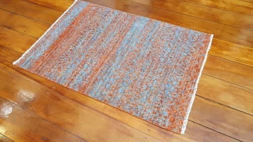 Rug# 25769, Afghan Turkaman weave Varegeh or sample carpet, rare, size 102x70 cm, RRP$600, on special $200 (3)