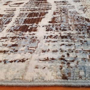 Rug# 25785, Afghan Turkaman weave Varegeh or sample carpet, wool and silk, size 90x60 cm, RRP$600, on special $200 (4)