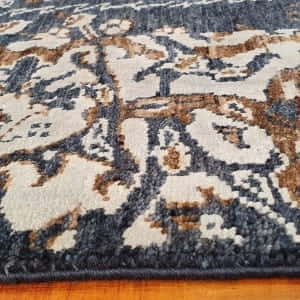 Rug# 25791, Afghan Turkaman weave Varegeh or sample carpet, wool and silk, size 90x60 cm, RRP$600, on special $200 (2)
