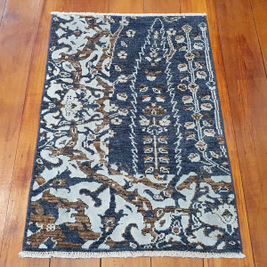 Rug# 25791, Afghan Turkaman weave Varegeh or sample carpet, wool and silk, size 90x60 cm, RRP$600, on special $200