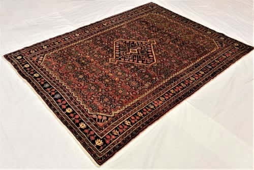Rug# 10875, Enjelass-Hamedan, Kurdi weave, c.1940, immaculate, Persia, size 207x145 cm, RRP $4000, Special price $990 (3)