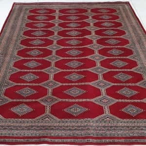 Rug# 24824, Modern weave Panjab Turkaman, 19th Bokhara dsn, very durable, Pakistan, size 303x204 cm RRP $4000, on Special $1300 (2)