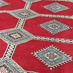 Rug# 24824, Modern weave Panjab Turkaman, 19th Bokhara dsn, very durable, Pakistan, size 303x204 cm RRP $4000, on Special $1300 (6)