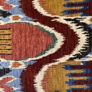 Rug# 24926, Afghan Turkaman weave Modern Ikat designer rug, had spun wool pile, size 260x192cm, $4500, on special $1800 (4)