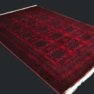 Rug# 25003, Turkaman, superfine merino wool, Afghan, 288x203 cm