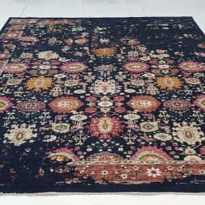 Rug# 25705, Peshawar Turkaman weave, modern concept of an Erased classic dsn, HSW, size 308x245 cm, RR $6600, on special $2400 (2)