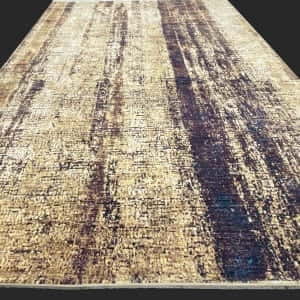 Rug# 25771, Pakistan Modern design carpet, wool and silk pile, very durable, size 368x270 cm (3)