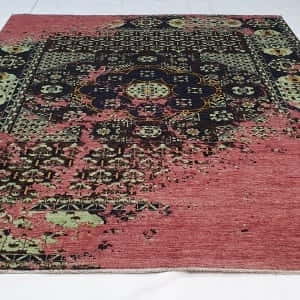 Rug# 25779 , Peshawar Turkaman weave, modern concept of an Erased classic dsn, HSW, size 308x245 cm, RR $6600, on special $2400