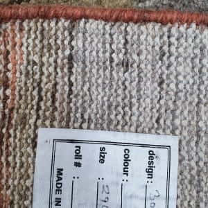 Rug# 30439, Agra, hand spun wool, Mid century Scandinavian design, size 294x199 cm RRP 3500, on Special $1150