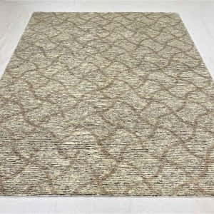 Rug# 30542, Tibetan knot Himalyan carpet in modern design, India, c.2015 , size 242x170 cm, RRP $4000, Special price $1200 (2)