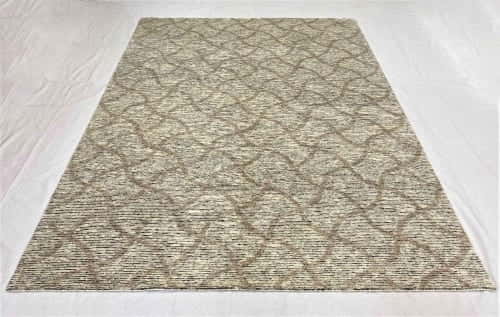Rug# 30542, Tibetan knot Himalyan carpet in modern design, India, c.2015 , size 242x170 cm, RRP $4000, Special price $1200 (2)