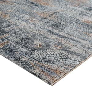 Rug# 30754, Modern design, wool and mulberry silk, Jaipur, 302x248 cm (2)