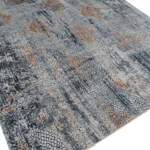 Rug# 30754, Modern design, wool and mulberry silk, Jaipur, 302x248 cm (3)