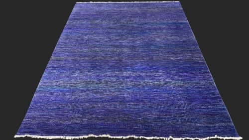 Rug# 30876, Custom made Agra carpet, designer Texture, wool and real silk pile, India, size 340x250 cm