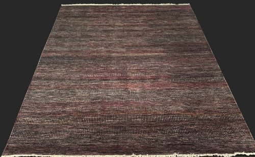 Rug# 30879, Modern Texture design Agra, wool & pure silk pile, size; 306x246 cm (5)