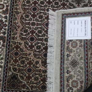 Rug# 31052, Superfine Amritsar in Tabriz mahi dsn, NZ wool pile, silk inly, India,size 246x82 cm (3)