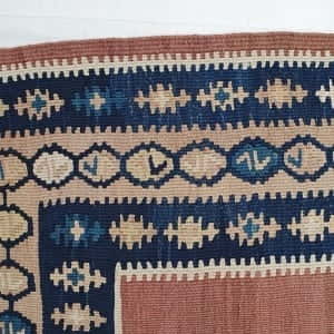 Rug# 3327, Antique Azarbaiejan Kilim, circa 1900, bedding cover, all wool, Persia, size 426x110 cm , RRP $4500, on special $1650 (3)