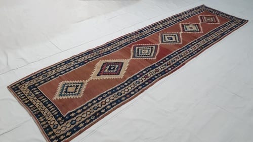 Rug# 3327, Antique Azarbaiejan Kilim, circa 1900, bedding cover, all wool, Persia, size 426x110 cm , RRP $4500, on special $1650