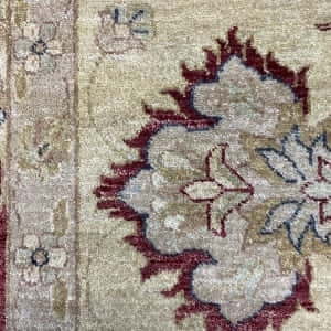 Rug# 9854, Hand knotted Agra, hand spun wool pile, 19th century Sultanabad Zieglar design, size 430x300 cm, RRP $9000, Special Price $2700 GST inclusive (free freight) (4)
