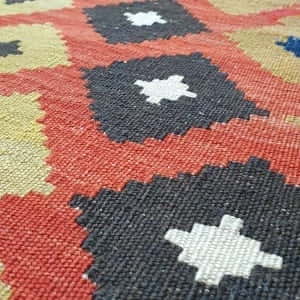 Rug# 98A, antique Kilim, bedding cover, vegetable dyes, Persia, size 420x202 cm , RRP $4500, on special $1650 (5)